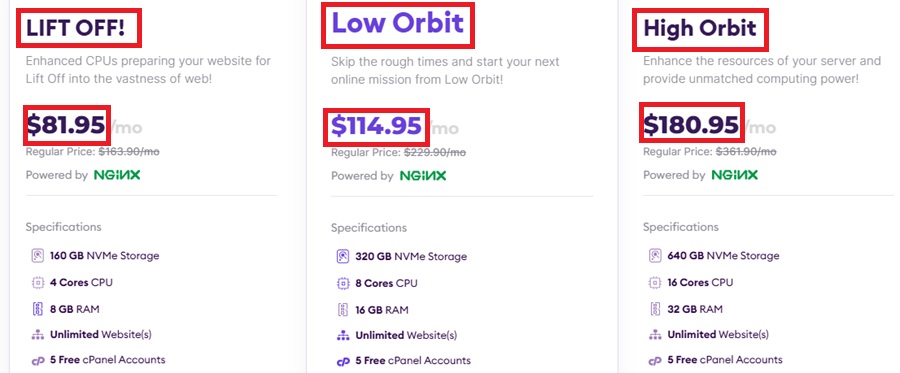 hostarmada dedicated server price