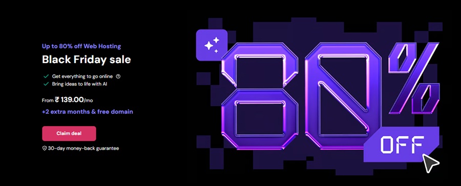 hostinger black friday deal