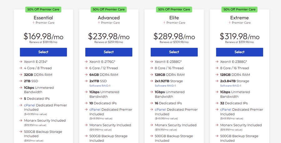 inmotion dedicated server hosting bf 